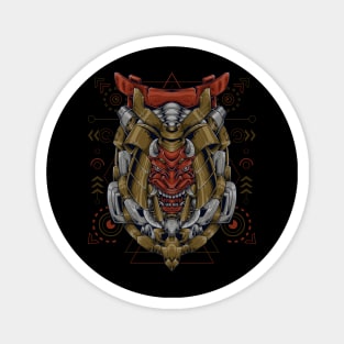 Sacred Samurai Devil Magnet